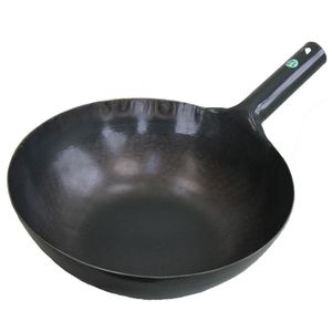 Yamada Hierro por un lado Wok (espesor 1,2 mm de lanzamiento) 30 cm (importado de Japón)