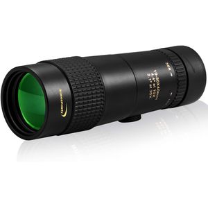 Aurosports 10-30x40 zoom monocular con prisma Bak4 doble foco de alta potencia compacto impermeable telescopio apto para adultos para senderismo, caza