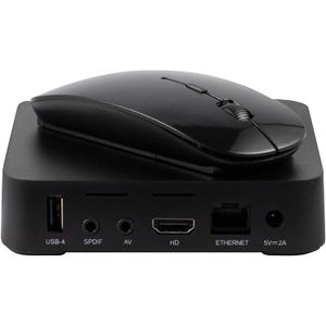 Android TV Box | Soporta 4 K Ultra HD, AC inalámbrico | Listo para usar Smart TV Box