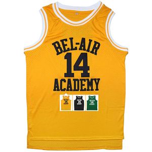 Camiseta de baloncesto Micjersey Will Smith #14 The Fresh Prince of Bel Air Academy S-XXXL