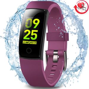 MorePro Waterproof Health Tracker, Fitness Tracker Color Screen Sport Smart Watch,Activity Tracker with Heart Rate Blood Pressure Calories Pedometer S