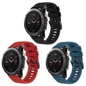 OenFoto - Correa de repuesto para Garmin Fenix 5 0.866 in, silicona suave, para Garmin Fenix 5/Fenix 5 Plus/Forerunner 935/Approach S60/Quatix 5