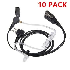 caroo Advance pezón tubo acústico Bodyguard FBI oreja auricular Mic PTT para Motorola Walkie Talkie Radio de 2 Vías 2pin CP200, CLS1410 etc. (Paquete