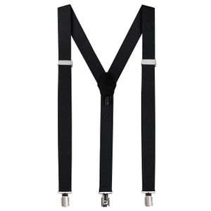 Luther Pike. Suspensores de moda para hombres, con clip para pantalones y elástico. Diseño de espalda en Y.