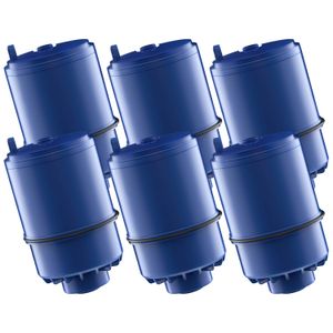 AQUACREST RF-9999 Filtro de agua, compatible con Pur RF-9999 grifo filtro de agua de repuesto (Pack de 6)