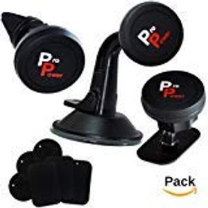 Pro Power – [Pack] Air ventilación Parabrisas Dashboard Soportes magnéticos para soporte de coche para Smartphones, Tablets, GPS Dispositivos con 6 pl