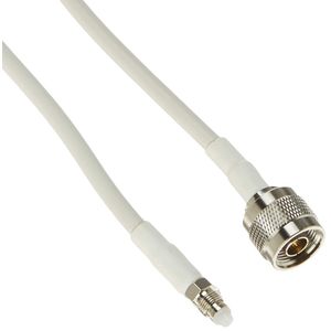 surecall 10 &apos;Color Blanco SC240 Ultra Cable coaxial de baja pérdida con fme-female/N-Male Conectores para todos los dispositivos Celular – Negro