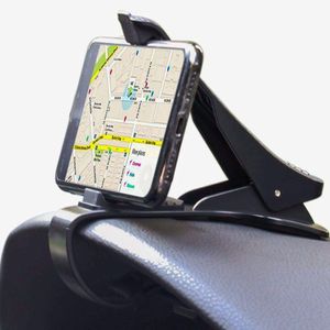 Soporte antideslizante para teléfono móvil para salpicadero de coche, apto para smartphones de 4 a 6,5 pulgadas, soporte de clip para salpicadero