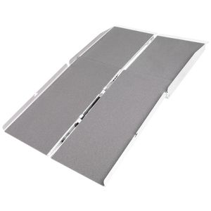 Rampa para silla de ruedas de aluminio multipliegue Silver Spring WCMF-1.6 – 4.0 in de largo