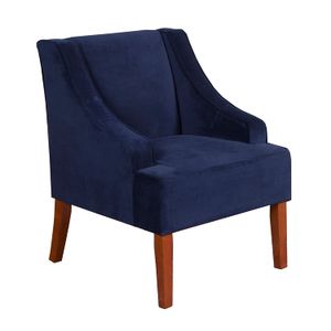 Kinfine sillón que contrasta, Tela, Marino