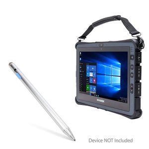 BoxWave Durabook Americas S14I Stylus Pen - Lápiz capacitivo electrónico con punta ultrafina para Durabook Americas S14I, color plateado metálico