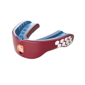 Shock Doctor Gel Max Power - Protector bucal convertible de carbono, para adultos, color marrón