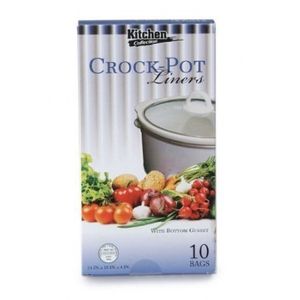 Bolsas de cocción olla de cocción lenta (Liners, 10 Count por caja, paquete de 3, total de 30 Crock Pot Liner bolsas, plástico claro