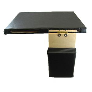The Aftermarket Group TAG2294058 - Tablero para silla de ruedas con soporte, tapizado negro, 18.0 in de ancho x 16.0 in de profundidad