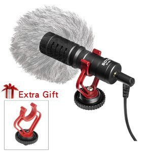 BOYA Compact On Camera Shotgun Video Microphone YouTube Vlogging Facebook Livestream Recording Compatible with Mic iPhone Huawei Smartphone DJI Osmo M