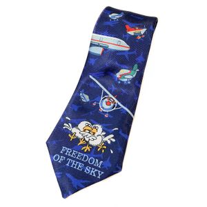 Stonehouse Collection corbata para hombre, avión – Funny aerolínea – Corbata libertad de de los Cielos