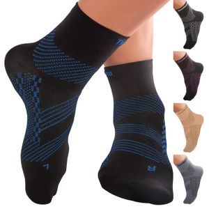 TechWare Pro Calcetines de compresión a la altura del tobillo – Fascitis plantar alivio del dolor calcetines con soporte de arco La manga del pie aliv