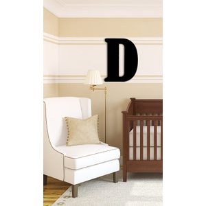 MUNCH Oversized Negro Letras de madera, D