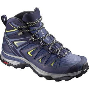 Salomon X Ultra 3 Mid GTX W Botas de senderismo para mujer, Azul