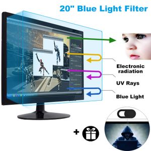 Protector de pantalla antideslumbrante de 20" para pantallas de escritorio de 20", 16: 9, pantalla panorámica (17,4" x 9,8") Reduce la tensión digital