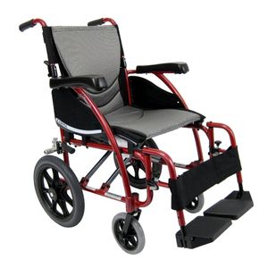 Karman Healthcare s-115-tp ergonómico ultra ligero Manual Silla de ruedas, perla plata, ancho de asiento 20 inches