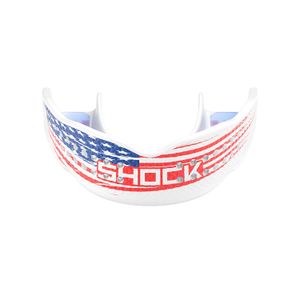 Shock Doctor - Protector bucal para paracaídas (perfil bajo) Protector bucal sin tirantes de fácil ajuste. ¡Hablar con facilidad de respiración! Para
