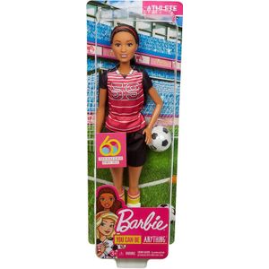 Barbie Careers - Muñeca de jugador de fútbol con motivo del 60º aniversario