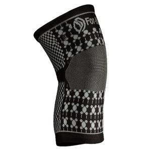 Magnético Rodillera de compresión – for-knees apoyo manga, color negro tela de algodón suave, elástica de látex natural con imanes. Para deportes, art