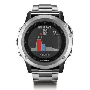 Reloj GPS Garmin Fenix 3 HR con titanio y bandas deportivas