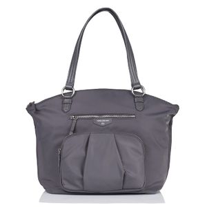 Bolso cambiador Satchel, gris