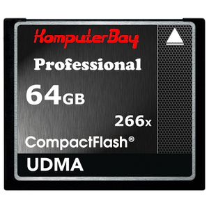 Komputerbay 64 GB tarjeta Compact Flash CF 266 X Ultra High Speed De alta velocidad 36 MB/s de escritura y 37 MB/s de lectura UDMA