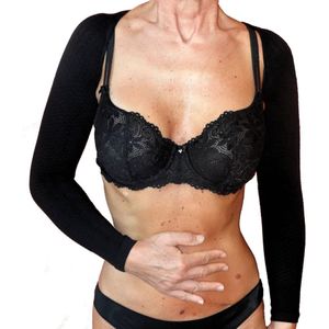 Brazos alta Masaje de compresión mangas para lipedema, linfedema Enfermedades