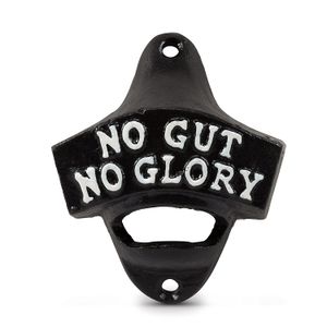 No Gut no glory Abridor de botellas para pared