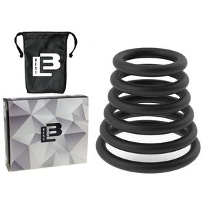 Anillos de silicona para calcetín – 6 tamaños diferentes – flexible – súper suave silicona de alta calidad