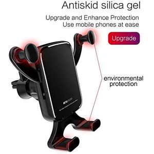 car Phone Holder, Horizontal and Vertical Screen car Phone Holder, Gravity Sensing Stable car Phone Holder, one-Hand Operation, Universal Ventilation