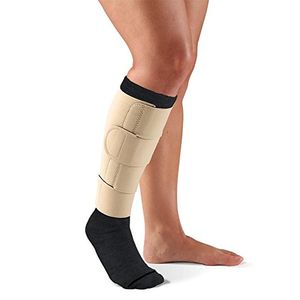 Sigvaris compreflex Lite por debajo de la rodilla regular Longitud w/10 – 15 mmHg calcetines; Baja Stretch, XL, Beige, 1
