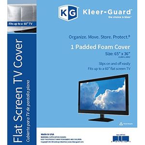 Kleer-Guard cubierta para TV pantalla plana. TV pantalla plana 65 x 36 pulgadas, compatible hasta 60 pulgadas