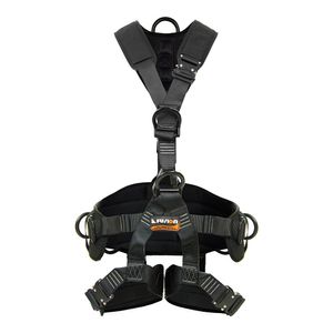 Fusion Climb Tac Rescue Full Body EVA acolchada Heavy Duty ajustable Arnés Zipline, grande y extragrande), color negro