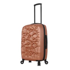 Mia Toro Italia Web Hard Side 24" Spinner, Tangerine