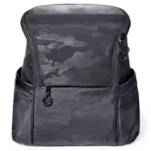 Skip Hop Skip Hop - Mochila para pañales, fácil acceso, color camuflaje negro, camuflaje negro