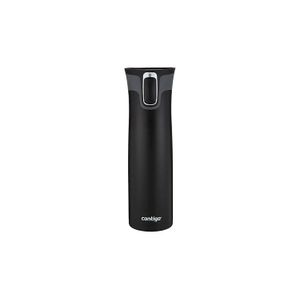 Contigo AUTOSEAL West Loop aislado al aspiradora taza de viaje de acero inoxidable con tapa fácil de limpiar, Negro mate