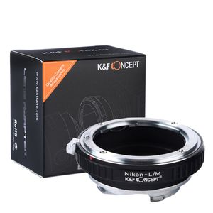 K & F Concept Adaptador de montura de lente para lente nikon Mount al Cuerpo de la cámara Leica M lente