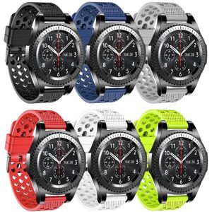 Baaletc - Correa de reloj compatible con Samsung Gear S3 Frontier Bands/S3 Classic Band/Moto 360 2nd Gen 1.811 in/Huawei Watch 2 Classic de silicona