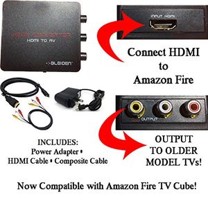 Conversor HDMI a 3RCA Composite AV para Amazon Fire Media Player