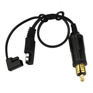 Cllena - Adaptador de enchufe europeo para encendedor de cigarrillos (12 V, DIN Hella)