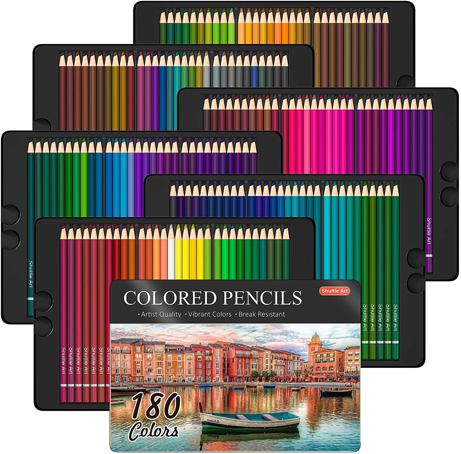 Comprar Lápices de colores aceitosos suaves profesionales 180 colores dibujo  sombreado colorear bocetos lápices artísticos