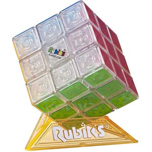 Hasbro Gaming Rubik's Cube Neon Pop 3 X 3 Puzzle para niños de 8 años en adelante