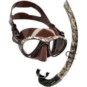Máscara de camuflaje y equipo de buceo para pesca de esnórquel