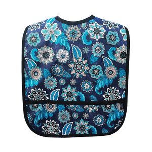 Babero protector de ropa para adultos con bolsillos