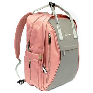 Zobban Bolsa de pañales para bebé, multifunción, elegante, resistente al agua, organizador de cambios, correas para cochecito, bolsillos aislados, lig
